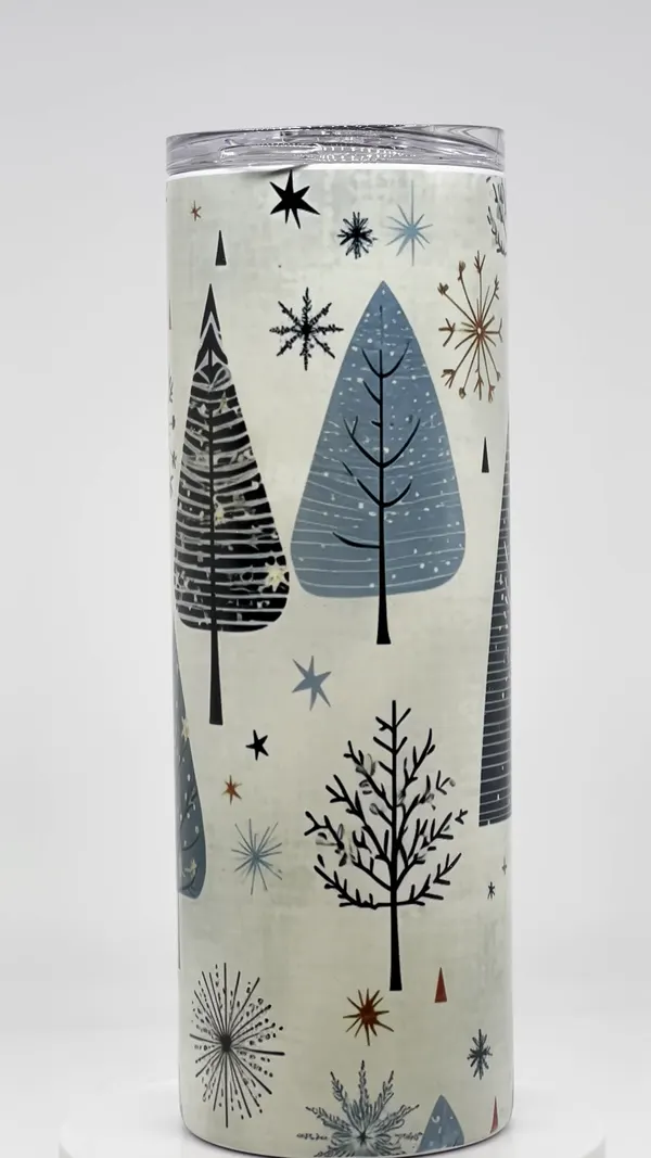 Winter forest tumbler